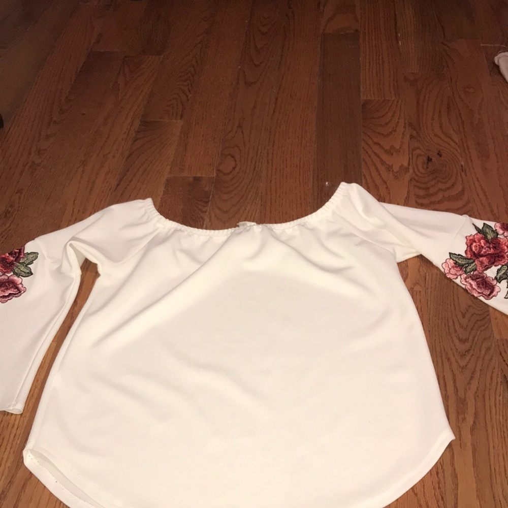 Off the shoulder floral